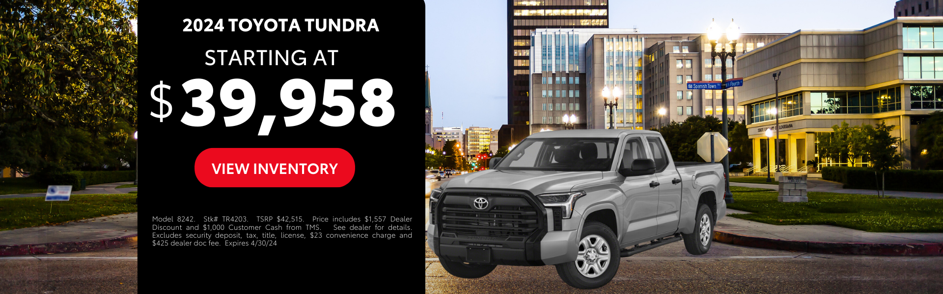 2024 Toyota Tundra Offers